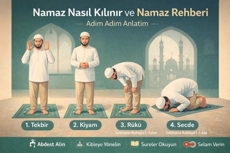 Namaz Nasıl Kılınır Adım Adım Namaz Rehberi