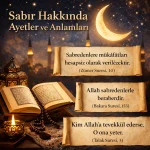 Sabır Hakkında Ayetler ve Anlamları | Kur’an’da Sabır ve Fazileti