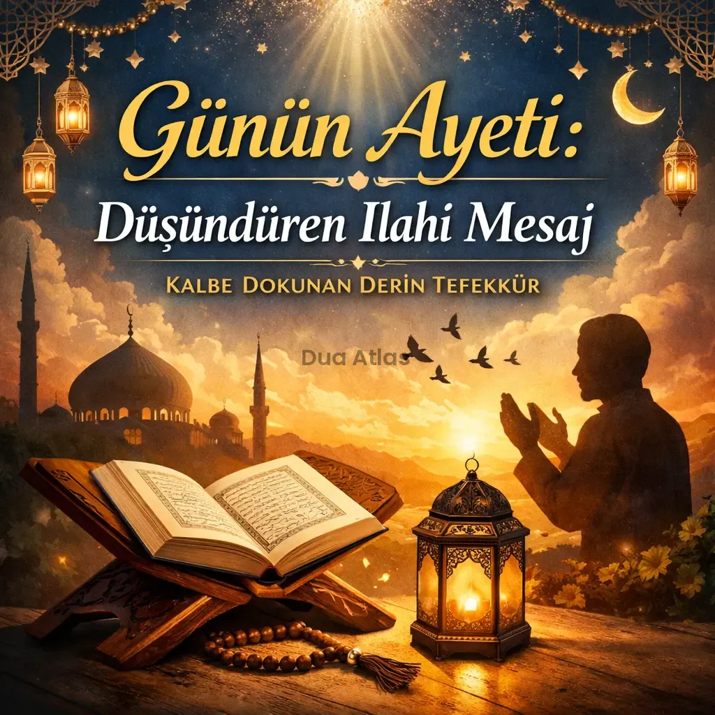 Günün Ayeti Düşündüren İlahi Mesaj ile Kalbe Dokunan Derin Tefekkür Rehberi