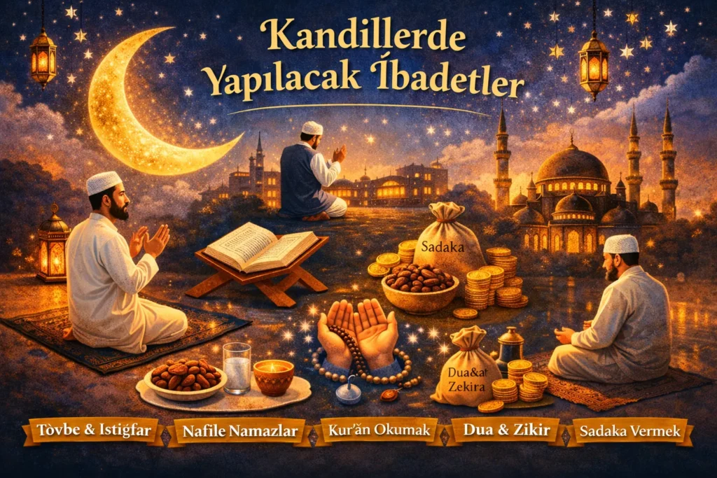 Kandillerde Yapılacak İbadetler: Manevi Arınma ve Allah’a Yaklaşma Rehberi 8 Kandillerde Yapılacak İbadetler: Manevi Arınma ve Allah’a Yaklaşma Rehberi