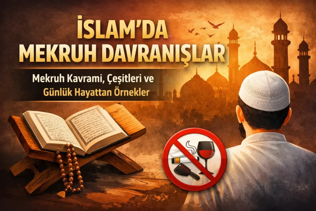 İslam’da Kaçınılması Gereken Davranışlar: Mekruh Kavramı, Çeşitleri ve Günlük Hayattan Örnekler 2 İslam’da Kaçınılması Gereken Davranışlar: Mekruh Kavramı, Çeşitleri ve Günlük Hayattan Örnekler