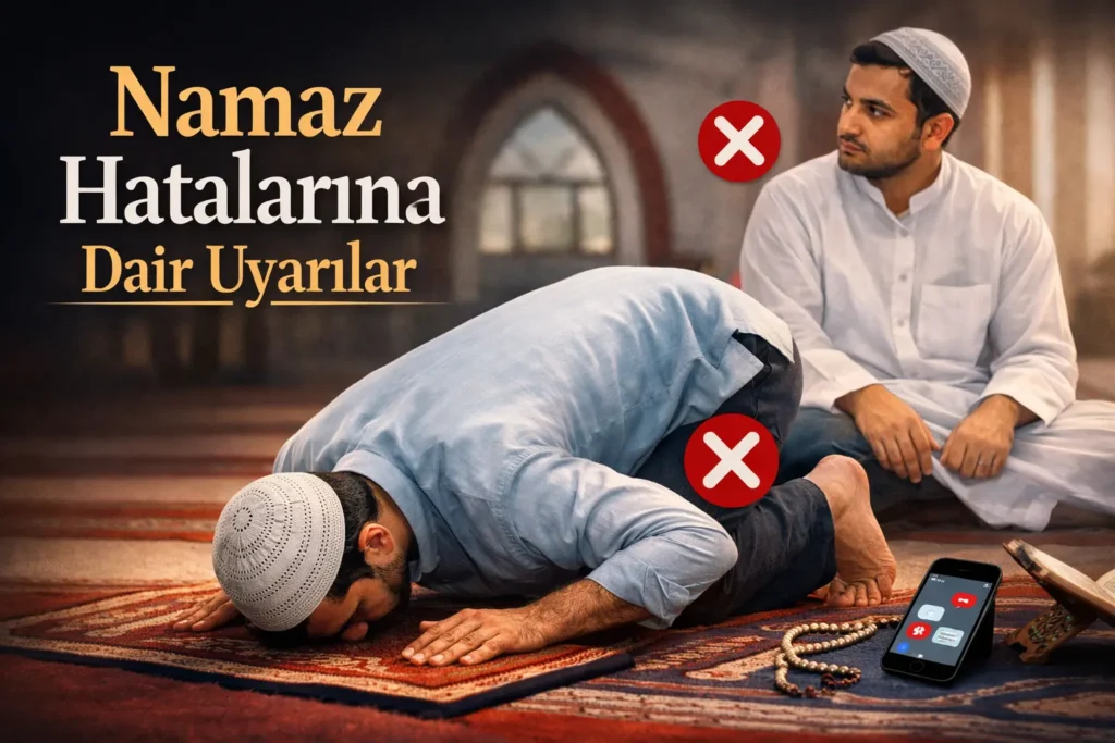 Namaz Hatalarına Dair Uyarılar: En Sık Yapılan Yanlışlar ve Doğru Namaz Rehberi 1 Namaz Hatalarına Dair Uyarılar: En Sık Yapılan Yanlışlar ve Doğru Namaz Rehberi